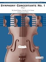 Symphony Concertante No. 1 Orchestra sheet music cover